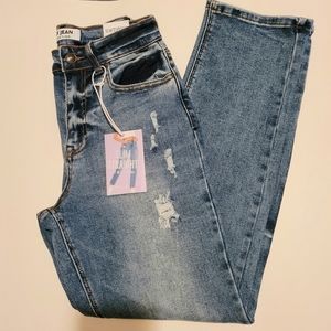 WAX JEANS, Size 3. Slim Stretch High Rise Jeans.
